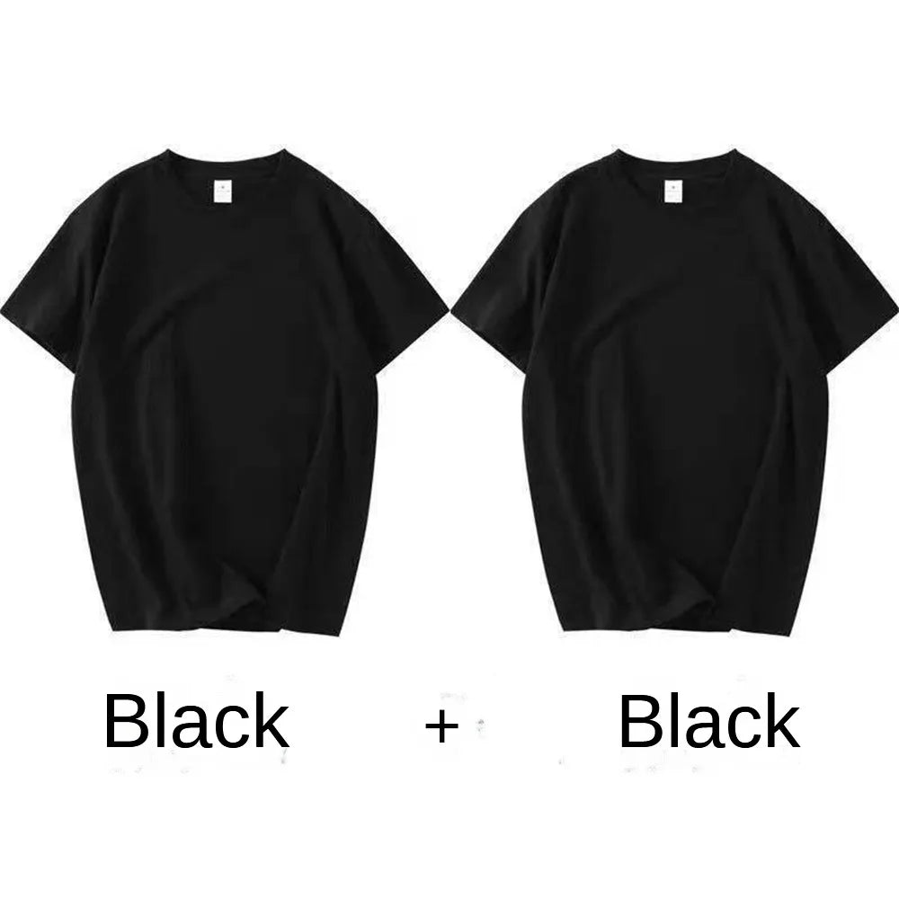 Pack Unisex Cotton Crew Neck T-Shirts