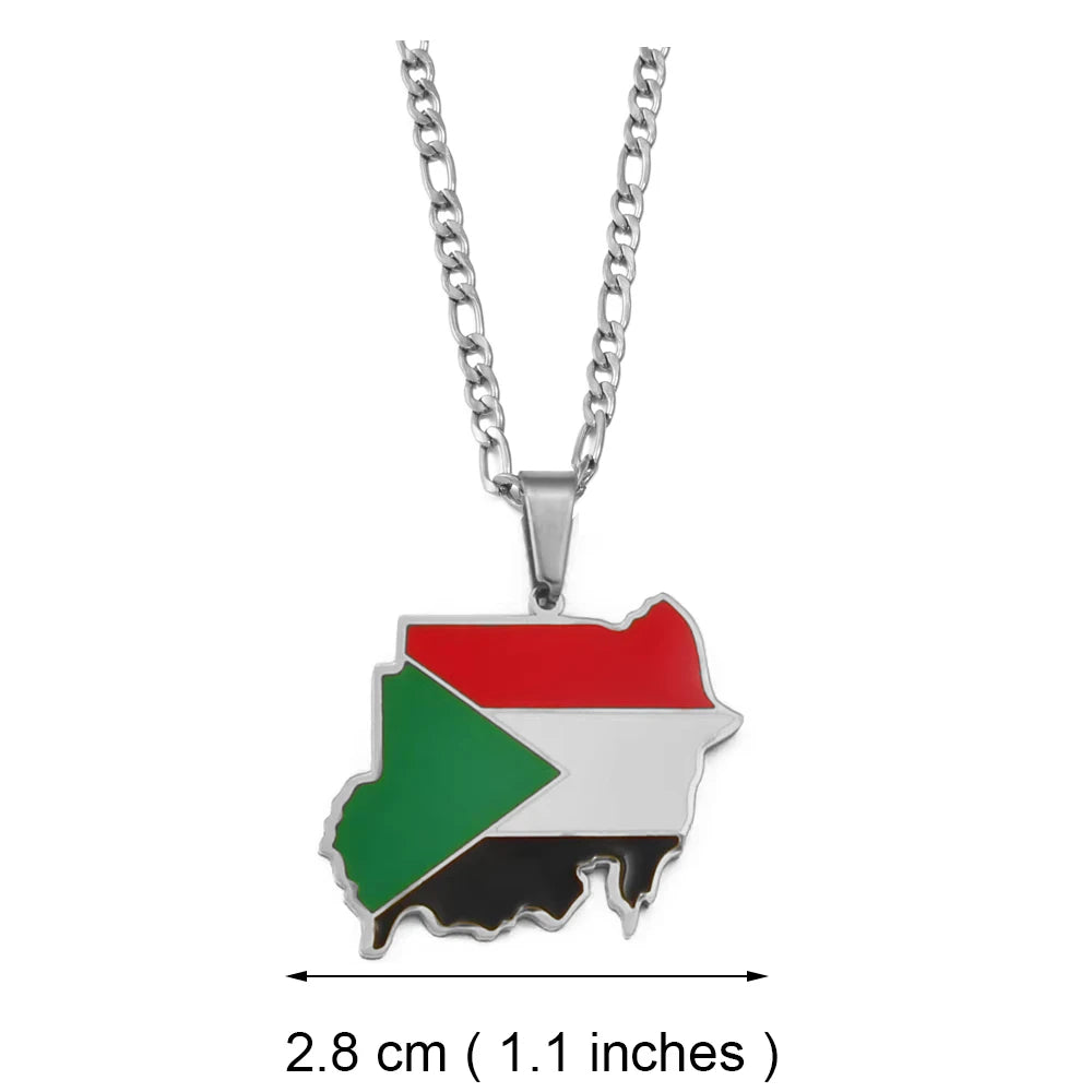 Sudan Map Pendant ⭐