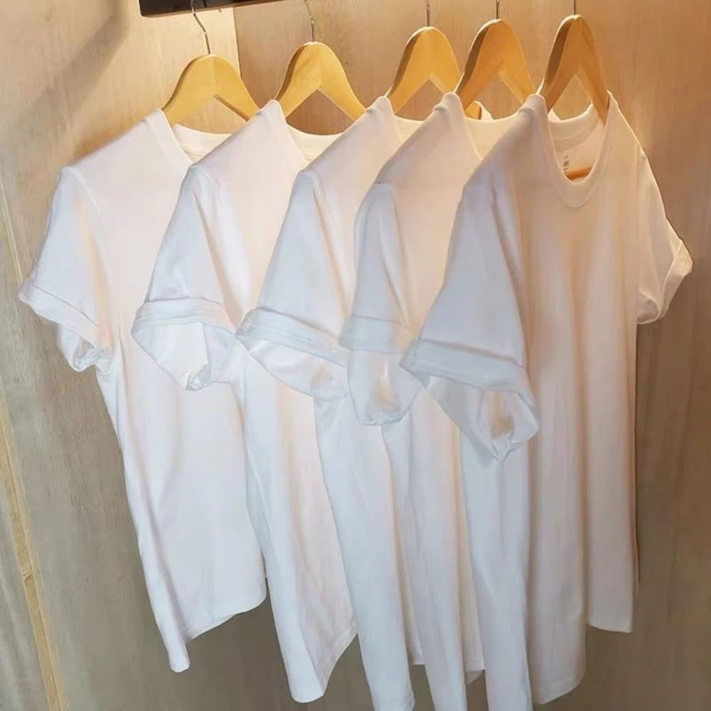 Pack Unisex Cotton Crew Neck T-Shirts