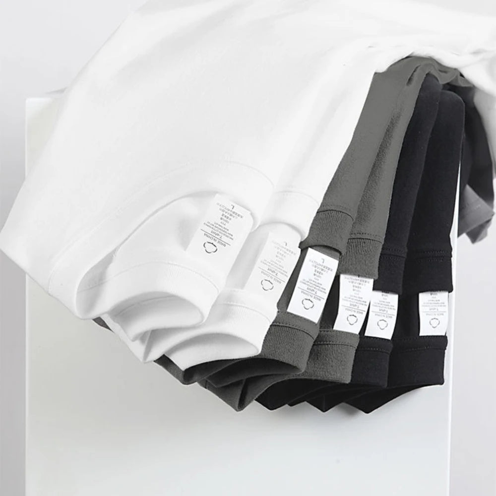 Pack Unisex Cotton Crew Neck T-Shirts