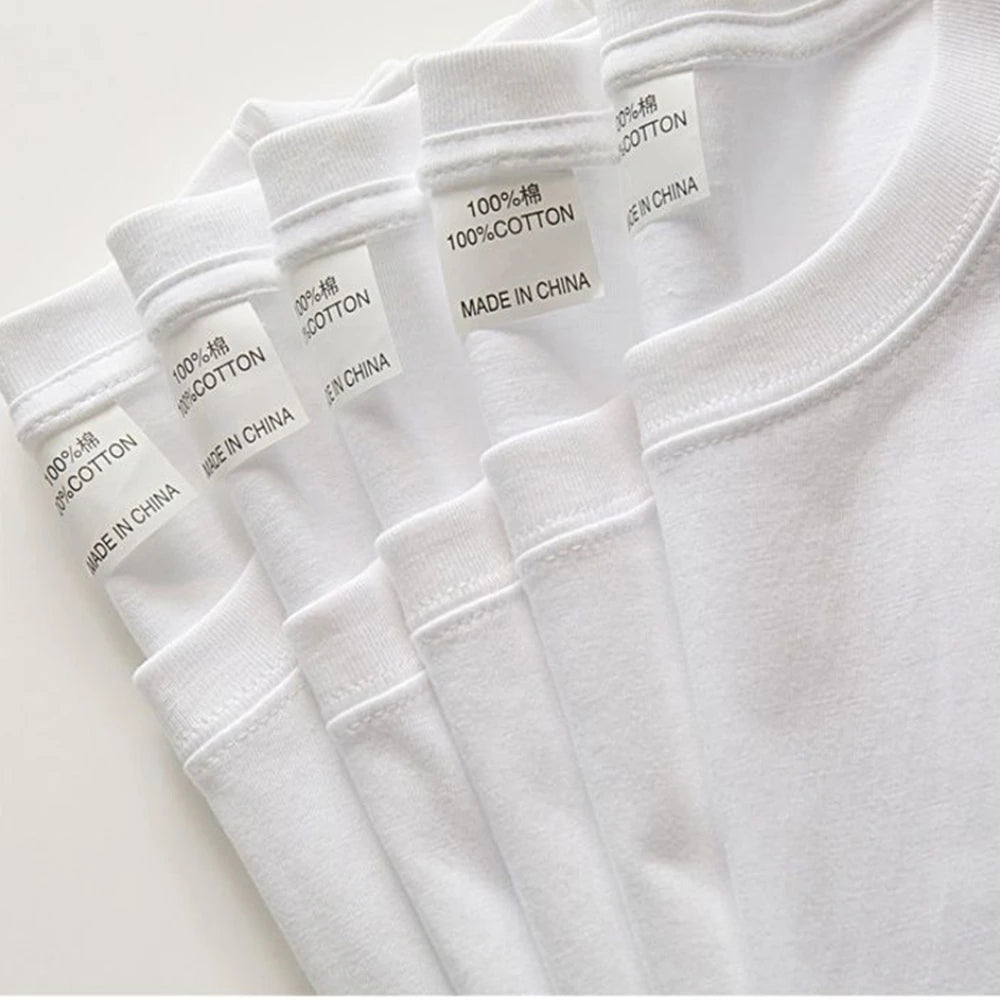 Pack Unisex Cotton Crew Neck T-Shirts